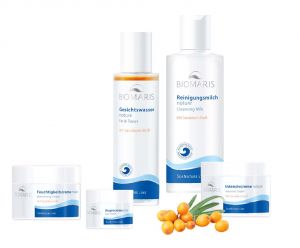 BIOMARIS SeaNature Line Naturkosmetik mit Sanddornöl und MeeresTiefWasser